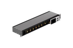 RARITAN NX1-M1101 PDU IP 1U 10/16A 7 p. 5x C13 2x C19 Entrée C20 - Measured