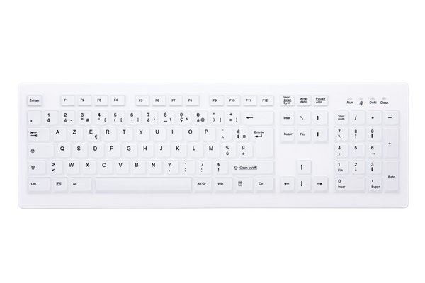 CONTOUR ACTIVE KEY Clavier sans fil AK-C8100 AZERTY blanc
