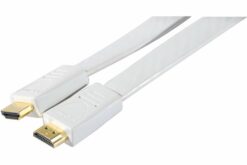 CORDON HDMI HIGH SPEED  PLAT BLANC -1m