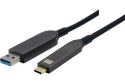 CORDON USB 3.2 Gen1 hybride Type-A / Type-C - 10 M
