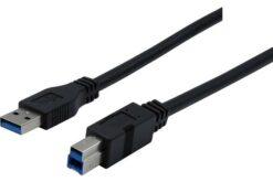 CORDON USB3.2 Gen1 A / B NOIR - 1,8 M