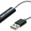 Carte son USB-A sortie-entrée Audio Stéréo Uni-Jack 3.5 mm