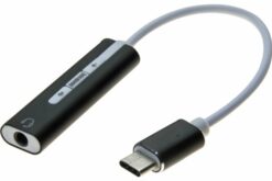Carte son USB-C sortie-entrée Audio Stéréo Uni-Jack 3.5 mm