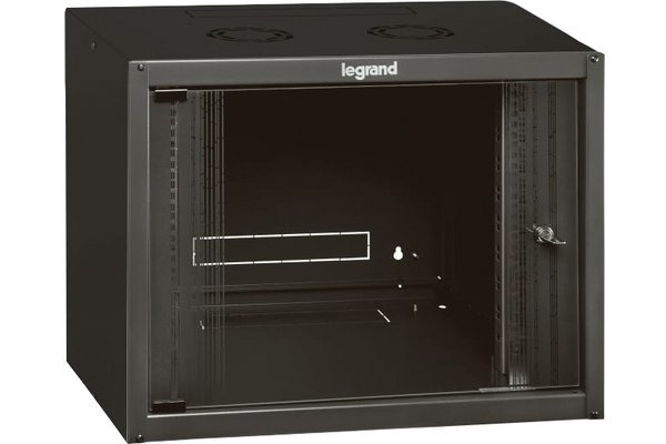 Coffret fixe 19pouces livré monté Linkeo capacité 9U - 492x6