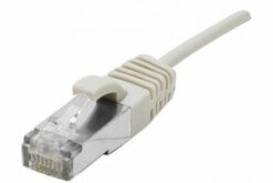 Cordon RJ45 CAT 6A S/FTP LSOH Ultra Fin gris - 0,3 m