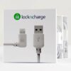 LOCKNCHARGE Lot de 5 cordons USB-A vers Lightning MFi 1,2 m
