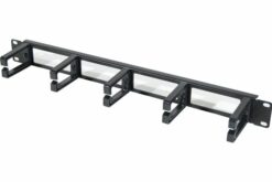 Panneau support câbles 1U 19" ouvert