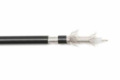 TESCA Cable coaxial 75 Ohm Multibrins 0,8/3,7 double tresse Ø 6mm gaine noire