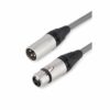 TESCA Cordon DMX ALTRO 4034 gris en XLR 3 m / f NEUTRIK de 3m