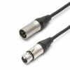 TESCA Cordon DMX ALTRO 4034 noir en XLR 3 m / f NEUTRIK de 20m