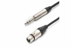 TESCA Cordon GENIUS XLR 3 femelle / jack stereo 6,35 NEUTRIK de 20m