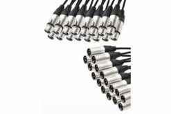 TESCA Cordon GULEUS 16022 en XLR 3 male / femelle NEUTRIK de 20m