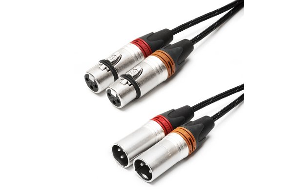 TESCA Cordon GULEUS 2022 en XLR 3 male / femelle NEUTRIK de 15m