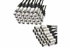 TESCA Cordon GULEUS 24022 en XLR 3 male / femelle NEUTRIK de 3m