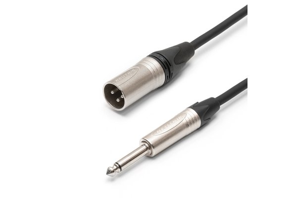 TESCA Cordon HAWA en XLR 3 male / jack mono 6,35 NEUTRIK de 2m