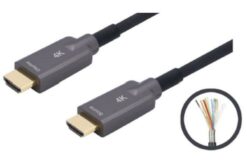 TESCA Cordon HDMI 2.0 fibré armé 4k@60Hz pour prestation de 50m