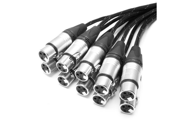 TESCA Cordon MAGNUM 16022 en XLR 3 male / femelle NEUTRIK de 10m
