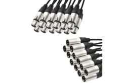 TESCA Cordon MAGNUM 16022 en XLR 3 male / femelle NEUTRIK de 1m