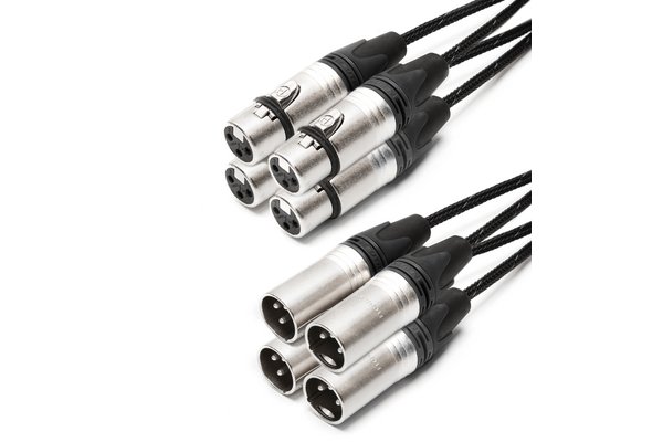 TESCA Cordon MAGNUM 4022 en XLR 3 male / femelle NEUTRIK de 30m