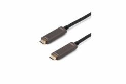 TESCA Cordon fibré USB 3 10Gb/s type C male (PC) / type C male (device) de 15m