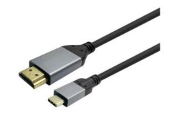 TESCA Cordon vidéo 4K@60Hz USB C male vers HDMI male de 10m