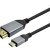 TESCA Cordon vidéo 4K@60Hz USB C male vers HDMI male de 5m
