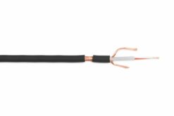 TESCA Microphone souple double guipage 2 x 0,38mm² gaine noire