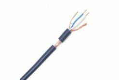 TESCA Microphone souple numérique guipage 2 x 0,22mm² Ø 6 mm gaine bleu