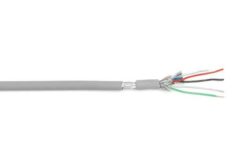 TESCA Multipaires blindées alu + tresse 2 x 2 x 0,34mm² gaine grise