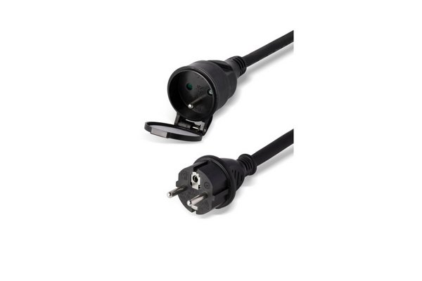 TESCA Prolongateur H07RN-F 3G1,5mm² en PC16 IP44 M/F de 1m