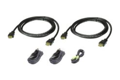 ATEN 2L-7D02UHX5 Kit de cable USB HDMI Audio 1,8m