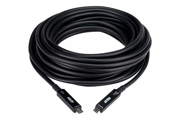 ATEN UE3410F CABLE OPTIQUE ACTIF ULTRA HD DP 2.1 USB-C - 10M