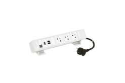 Bloc Bureau 3x2P+T F/B + USB A+C + RJ45 + HDMI cordon 2m fic