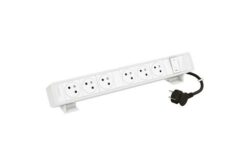 Bloc Bureau 6x2P+T F/B avec inter et cordon 2m avec fiche -