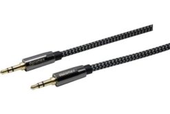 DACOMEX CORDON JACK STEREO 3,5mm METAL + NYLON MATERIAUX RECYCLES -10m