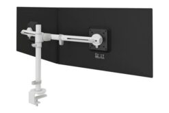 DATAFLEX Bras à fixer / pincer Viewgo 48.140-2 écrans, blanc