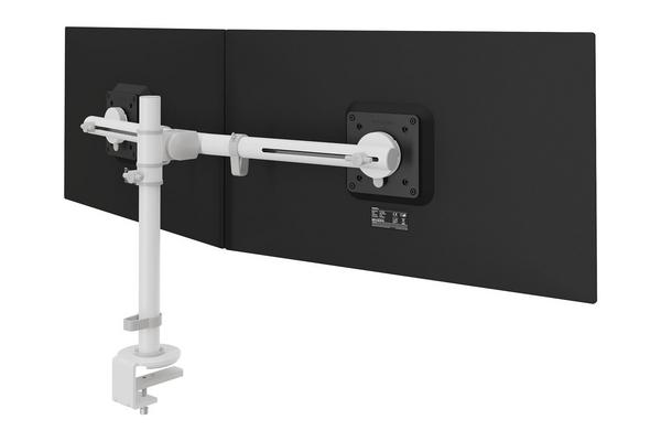 DATAFLEX Bras à fixer / pincer Viewgo 48.140-2 écrans, blanc