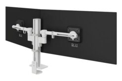 DATAFLEX Bras à fixer / pincer Viewgo 48.220-2 écrans, blanc