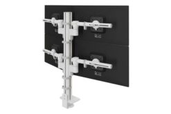 DATAFLEX Bras à fixer / pincer Viewgo 48.240-4 écrans, blanc