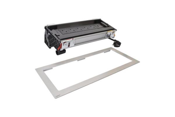 Flip-up Incara 5x2P+T Surface + chargeur USB Type-A+C - 12 m