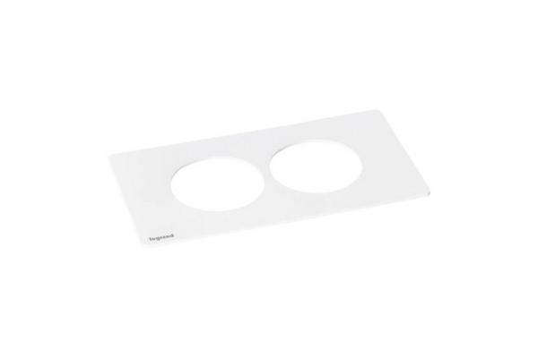 Incara - Plaque Disq In - 2 postes métal - épaisseur 2mm - m