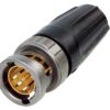 NEUTRIK Fiche BNC bayonette UHD pour Draka 1.0/4.8 avec manchon noir