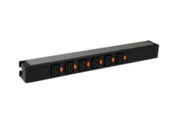 PDU standard 19pouces 1U LCS³ - 6xC19 verrouillables + racco