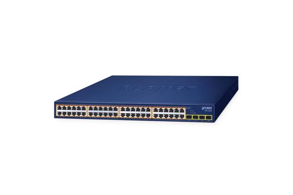 PLANET GSW-5240HP SW 48P Gigabit PoE+ 370W + 4 SFP