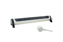 Rallonge 6x2P+T Surface avec inter, parafoudre et cordon 1,5