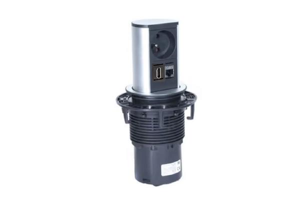 BACHMANN Multip. encastrable ELEVATOR 1 prise+1 RJ45+1 HDMI