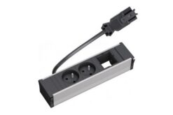 BACHMANN Multiprise CONI pour cadre 2 prises + 1 emplacement