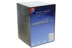 Boitier dvd std noir 1 dvd pack 10