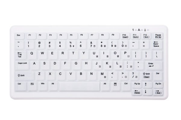 CHERRY Clavier AK-C4110 sans fil IP65 blanc (FR)
