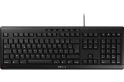 CHERRY Clavier STREAM KEYBOARD USB noir AZERTY (FR)